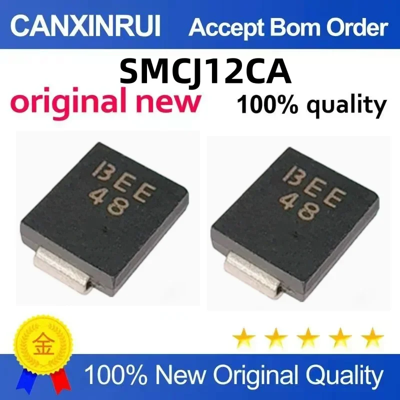 (5-100 pieces)Diode SMCJ12CA SMT/DO-214AB TVS bidirectional transient suppression silk screen BEE
(5-100 pieces)Diode SMCJ12CA SMT/DO-214AB TVS bidirectional transient suppression silk screen BEE
