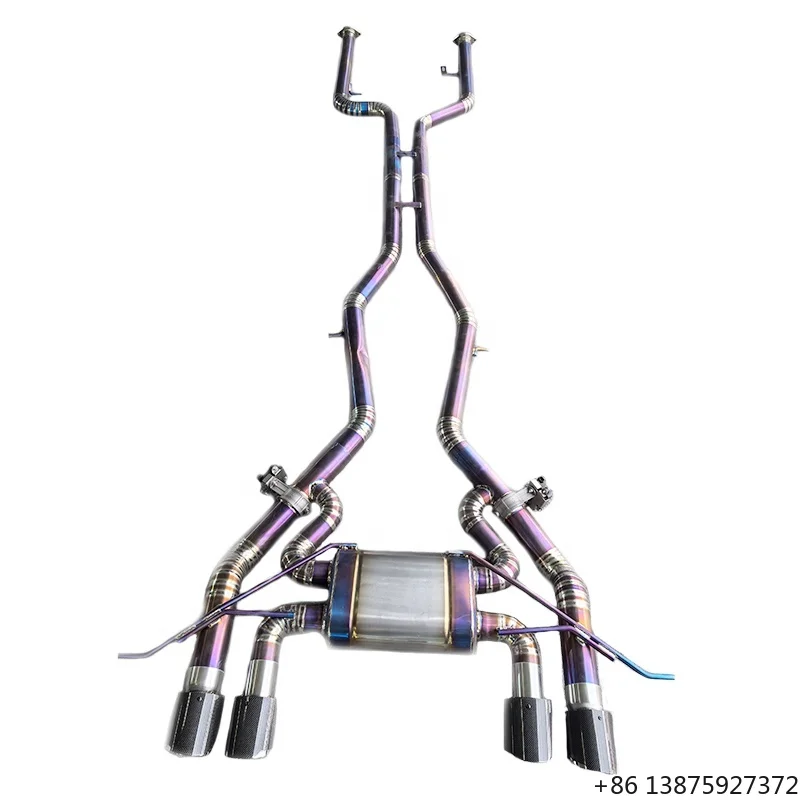High Quality Titanium Catback Exhaust For M3 M4 G80 G82 G8x 3.0t 2019-2023 Titanium Exhaust Pipe Escape Muffler Valvetronic
High Quality Titanium Catback Exhaust For M3 M4 G80 G82 G8x 3.0t 2019-2023 Titanium Exhaust Pipe Escape Muffler Valvetronic