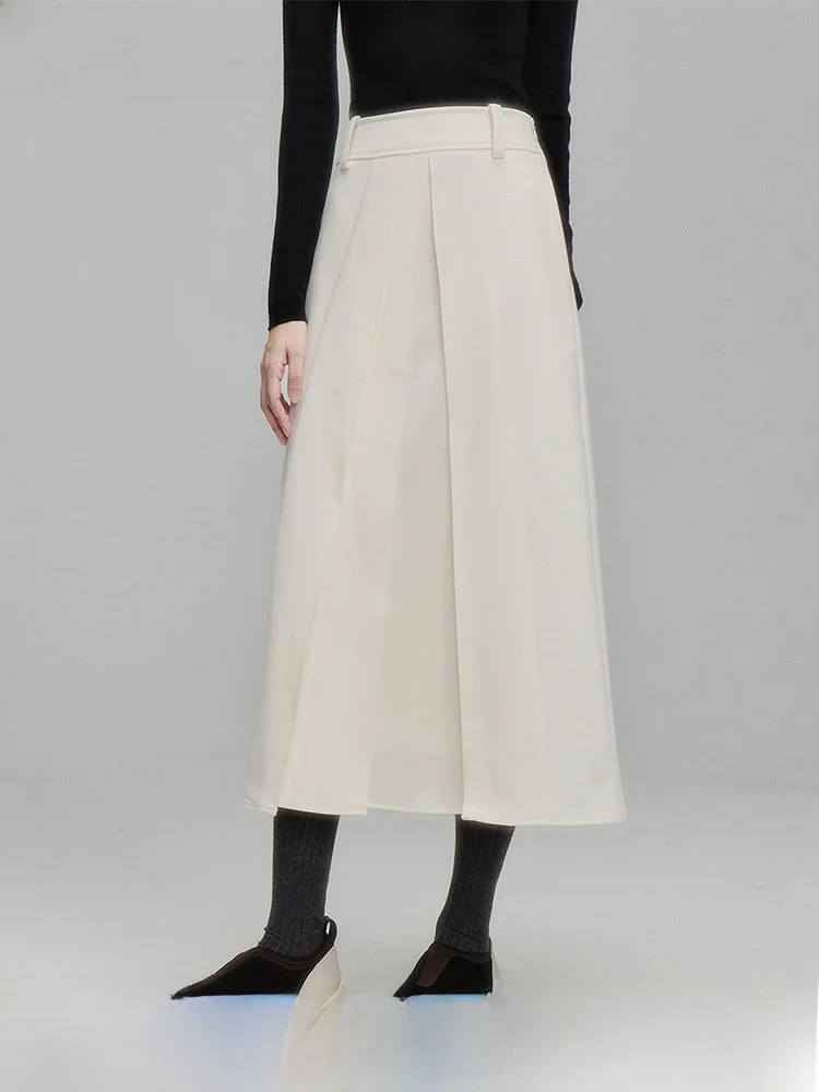 Fussed Urban Collection White Pleat Skirt Infinite Layered High-End Half Skirt Commute Artistic Style A-Line Skirt
Fussed Urban Collection White Pleat Skirt Infinite Layered High-End Half Skirt Commute Artistic Style A-Line Skirt