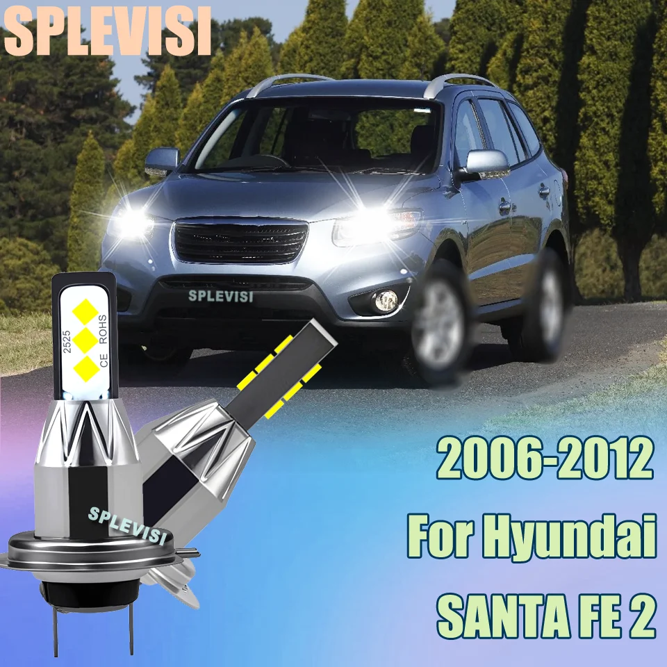 A Pair Plug & Play Led Car Headlight H7 led 6000K Bulb Lamp Light 12v For Hyundai SANTA FE 2 2006 2007 2008 2009 2010 2011 2012
A Pair Plug & Play Led Car Headlight H7 led 6000K Bulb Lamp Light 12v For Hyundai SANTA FE 2 2006 2007 2008 2009 2010 2011 2012