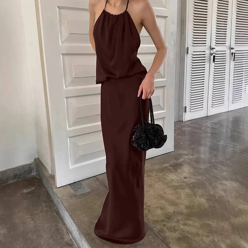 Typhaland Summer Halter Vest Skirt 2 Pieces Set Women's Sexy Backless Lace Up Camis Long Slim Straight Skirt Casual Suit 2026
Typhaland Summer Halter Vest Skirt 2 Pieces Set Women's Sexy Backless Lace Up Camis Long Slim Straight Skirt Casual Suit 2026