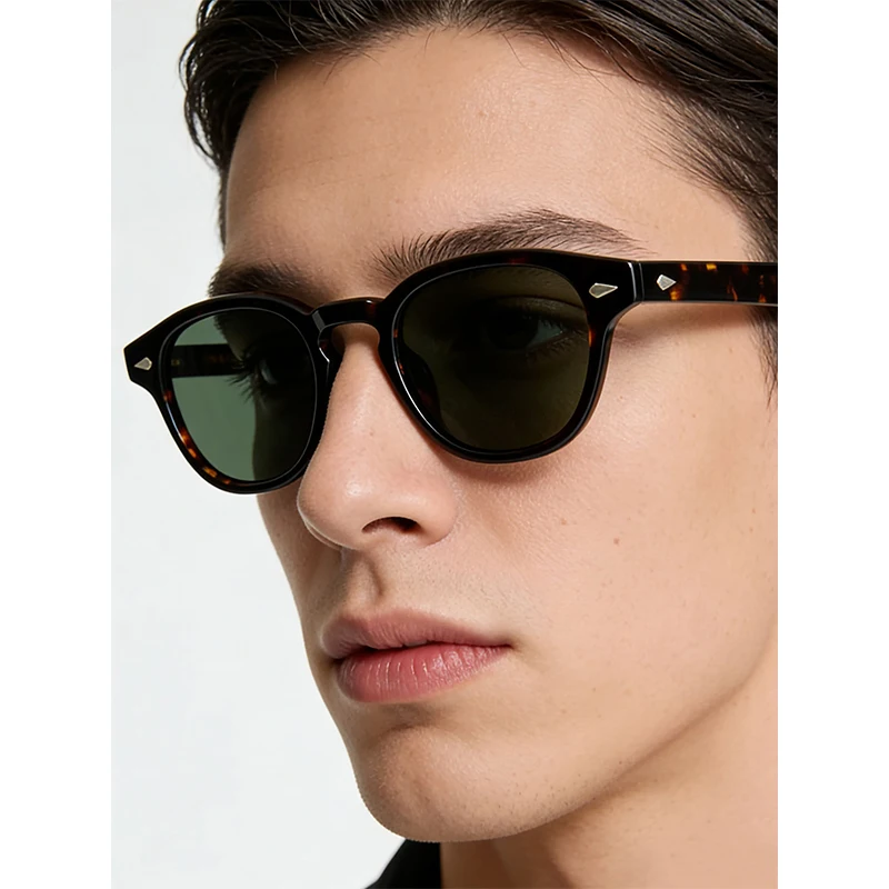 Lemtosh Sunglasses Man Johnny Depp Sun Glasses Polarized Len Woman Luxury Brand Vintage Acetate Frame UV400 Driver Shade Goggles
Lemtosh Sunglasses Man Johnny Depp Sun Glasses Polarized Len Woman Luxury Brand Vintage Acetate Frame UV400 Driver Shade Goggles