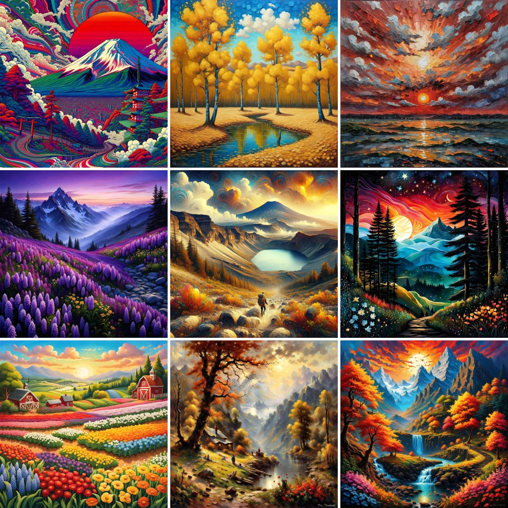 Landscape Beautiful Nature Cross-Stitch Complete Kit Embroidery Handiwork Handicraft Hobby Sewing For Adults Counted Wholesale
Landscape Beautiful Nature Cross-Stitch Complete Kit Embroidery Handiwork Handicraft Hobby Sewing For Adults Counted Wholesale