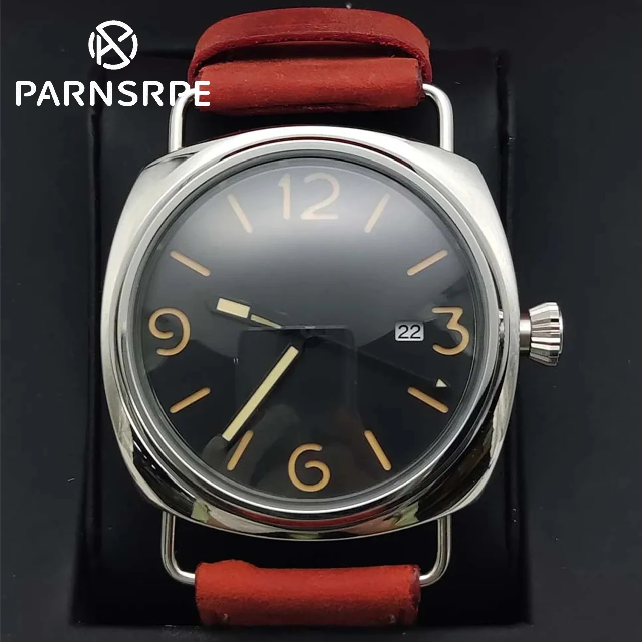Vintage Mens NH35 Automatic Mechanical Watch Black Dial Waterproof Genuine Leather Strap Classic Luxury Daily Casual Wristwatch
Vintage Mens NH35 Automatic Mechanical Watch Black Dial Waterproof Genuine Leather Strap Classic Luxury Daily Casual Wristwatch