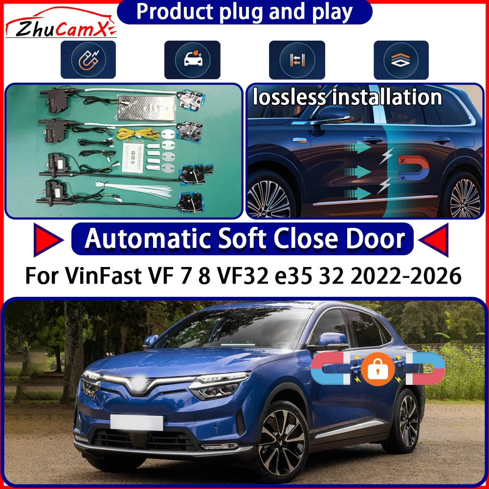 Door Lock Actuator for VinFast VF 7 8 VF32 e35 32 2022-2026 Soft Close Door Kit Power Latch System Auto Pull Door Easy Close
Door Lock Actuator for VinFast VF 7 8 VF32 e35 32 2022-2026 Soft Close Door Kit Power Latch System Auto Pull Door Easy Close