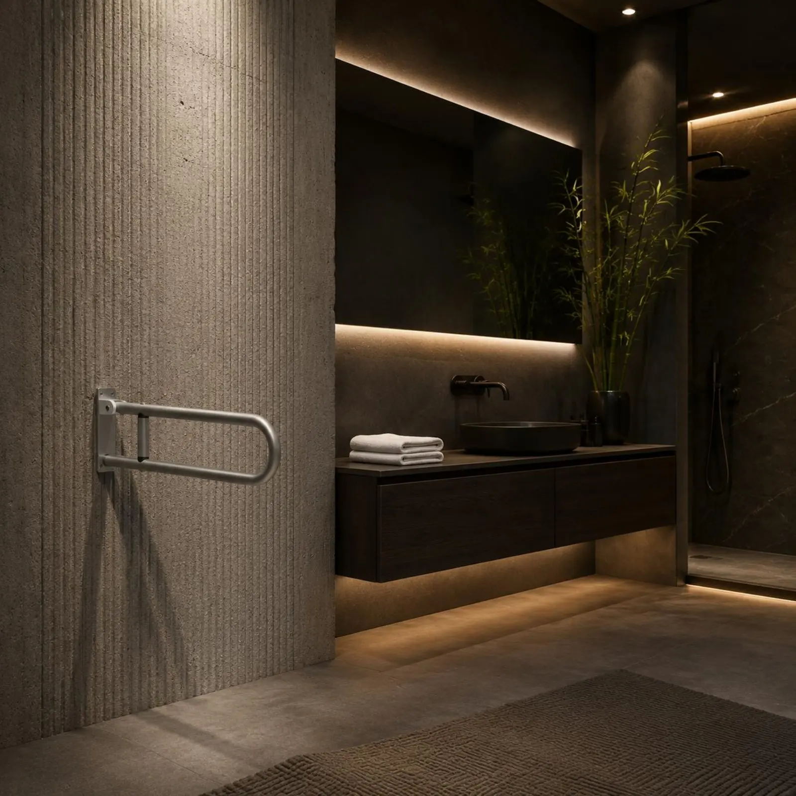 Toilet Grab Bar Space Saving Folding Grab Bar Foldable Handrail Heavy Duty Wall Mounted Handrail Rust Resistant for Bathroom
Toilet Grab Bar Space Saving Folding Grab Bar Foldable Handrail Heavy Duty Wall Mounted Handrail Rust Resistant for Bathroom