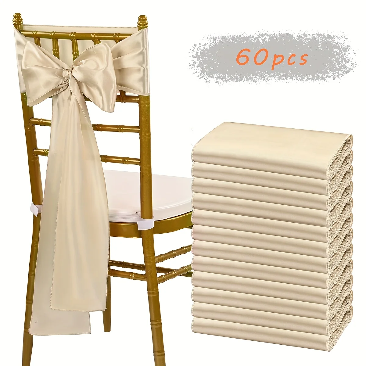 60pcs Satin Chair Sash Chair Decorative Bow Designed Chair Cover Chair Sashes For Thanksgiving Wedding Christmas Banquet Party H
60pcs Satin Chair Sash Chair Decorative Bow Designed Chair Cover Chair Sashes For Thanksgiving Wedding Christmas Banquet Party H