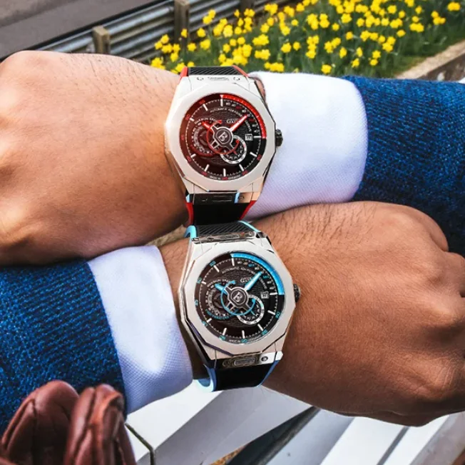 BONEST GATTI Мужские автоматические часы 42 мм Механические наручные часы Скелетон Циферблат 50 м Водонепроницаемый светящийся сапфир FKM Резиновый ремешок
BONEST GATTI Мужские автоматические часы 42 мм Механические наручные часы Скелетон Циферблат 50 м Водонепроницаемый светящийся сапфир FKM Резиновый ремешок