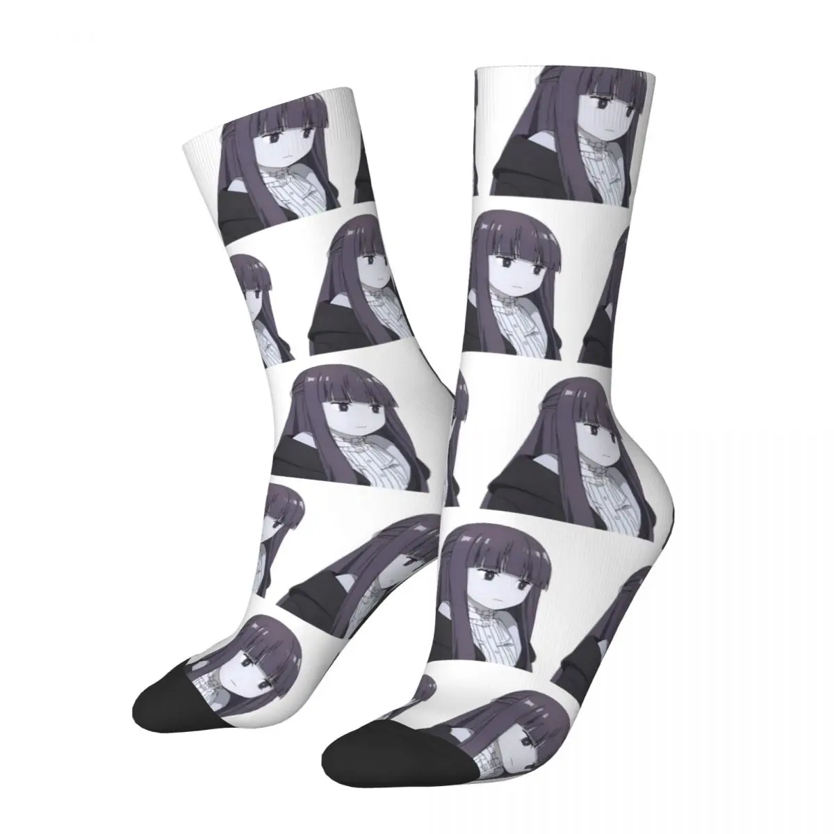 Hip-hop Fern Frieren Basketball Socks Polyester Long Socks for Women Men Sweat Absorbing
Hip-hop Fern Frieren Basketball Socks Polyester Long Socks for Women Men Sweat Absorbing