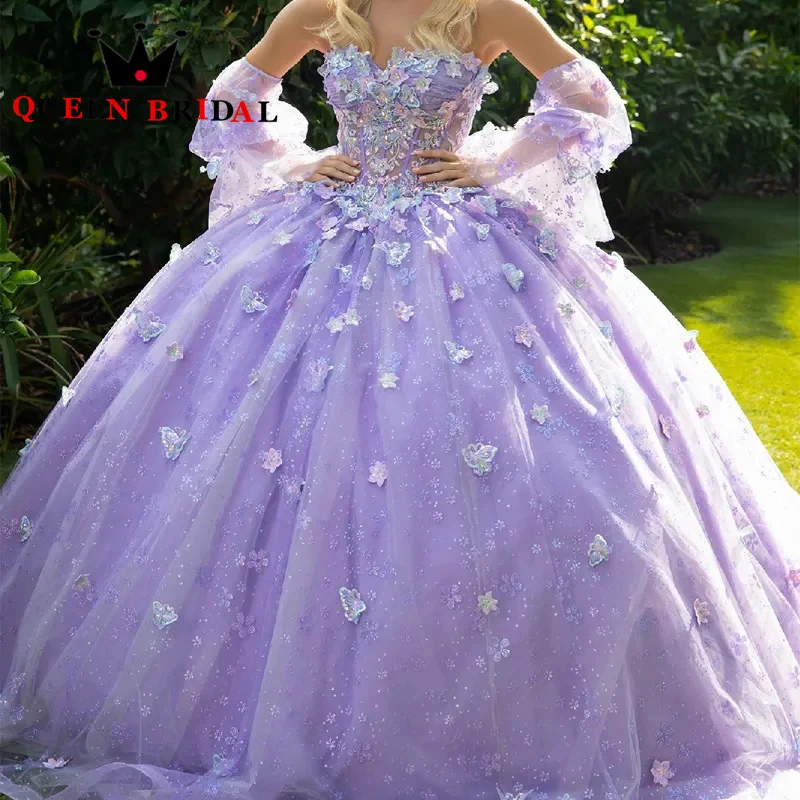Платье Quinceanera без бретелек, кружевное бальное платье с открытыми плечами, аппликациями из бисера, тюлевое платье Sweetheart, Vestidos De Quinceañera на заказ 2405
Платье Quinceanera без бретелек, кружевное бальное платье с открытыми плечами, аппликациями из бисера, тюлевое платье Sweetheart, Vestidos De Quinceañera на заказ 2405