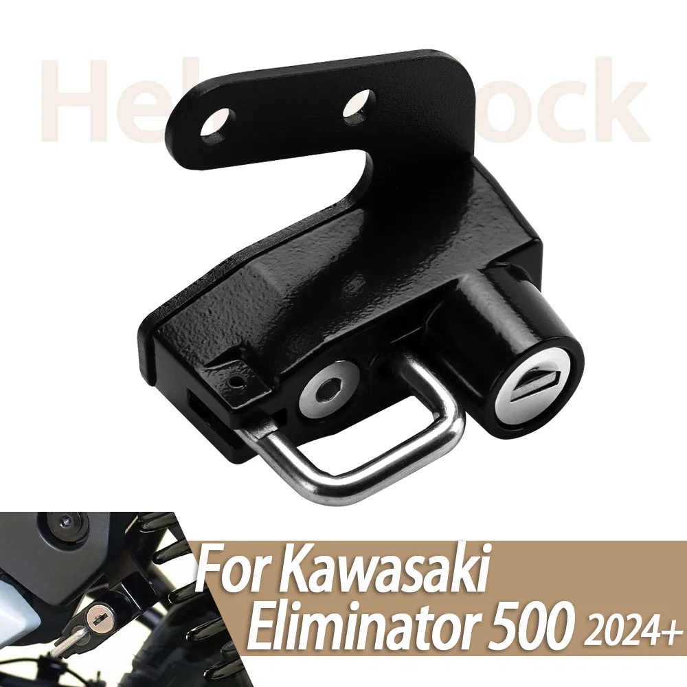Motorcycle For Kawasaki Eliminator 500 2023 2024 Black Helmet Lock Right Side Alloy Mount Hook with 2 Keys
Motorcycle For Kawasaki Eliminator 500 2023 2024 Black Helmet Lock Right Side Alloy Mount Hook with 2 Keys