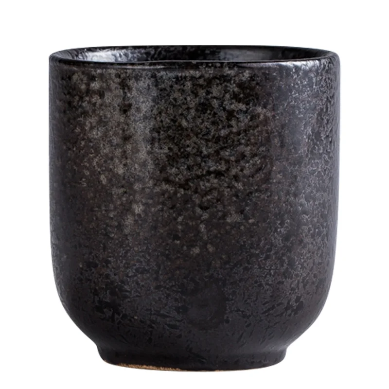 Glazed stoneware wide-mouth cup Vintage Chinese ceramic teacup 200ml 
Glazed stoneware wide-mouth cup Vintage Chinese ceramic teacup 200ml