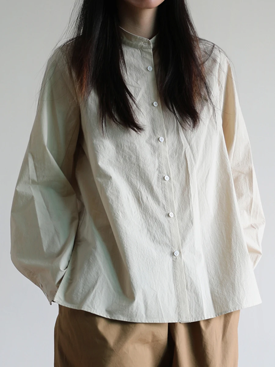 Новая свободная хлопковая рубашка ZBWY оригинального дизайна из хлопка Jiang Suked Paper, светло-хаки, женская, комфортная, дышащая
Новая свободная хлопковая рубашка ZBWY оригинального дизайна из хлопка Jiang Suked Paper, светло-хаки, женская, комфортная, дышащая