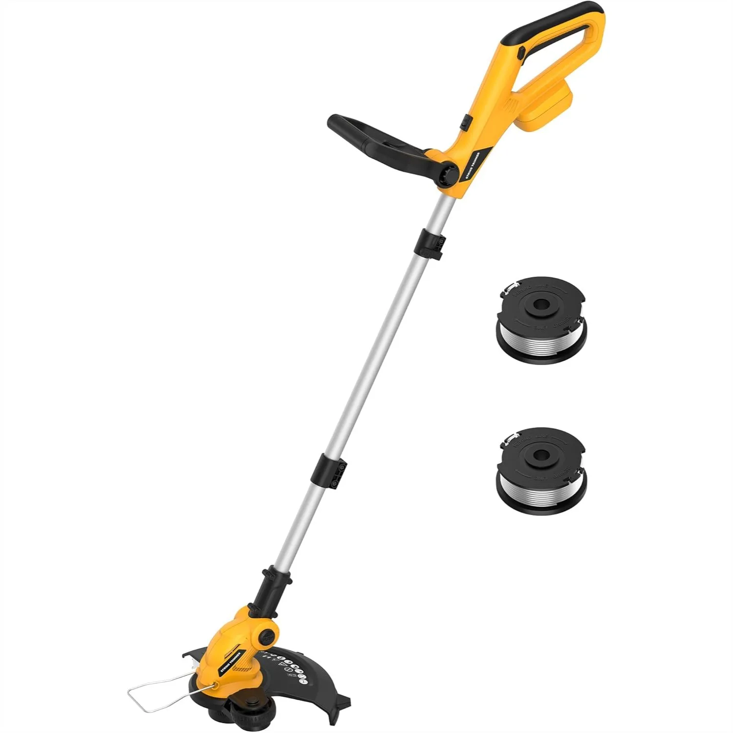 3 in 1 Cordless String Trimmer Compatible with Dewalt 20V Max Battery, 12" Electric Weed Wacker with Auto Line Feed, Foldable
3 in 1 Cordless String Trimmer Compatible with Dewalt 20V Max Battery, 12" Electric Weed Wacker with Auto Line Feed, Foldable
