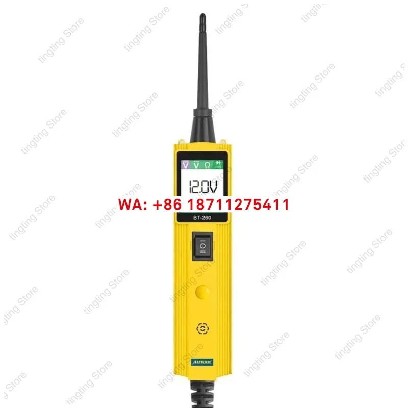 BT260 New ArriVal Car Circuit Tester for Car Diagnostic Tool Automotive Power Probe
BT260 New ArriVal Car Circuit Tester for Car Diagnostic Tool Automotive Power Probe