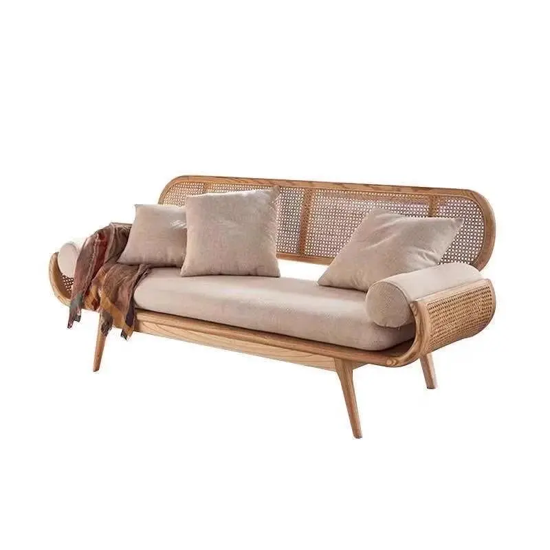 Solid wood rattan lazy sofa homestay living room rattan chair leisure creative small apartment
Solid wood rattan lazy sofa homestay living room rattan chair leisure creative small apartment