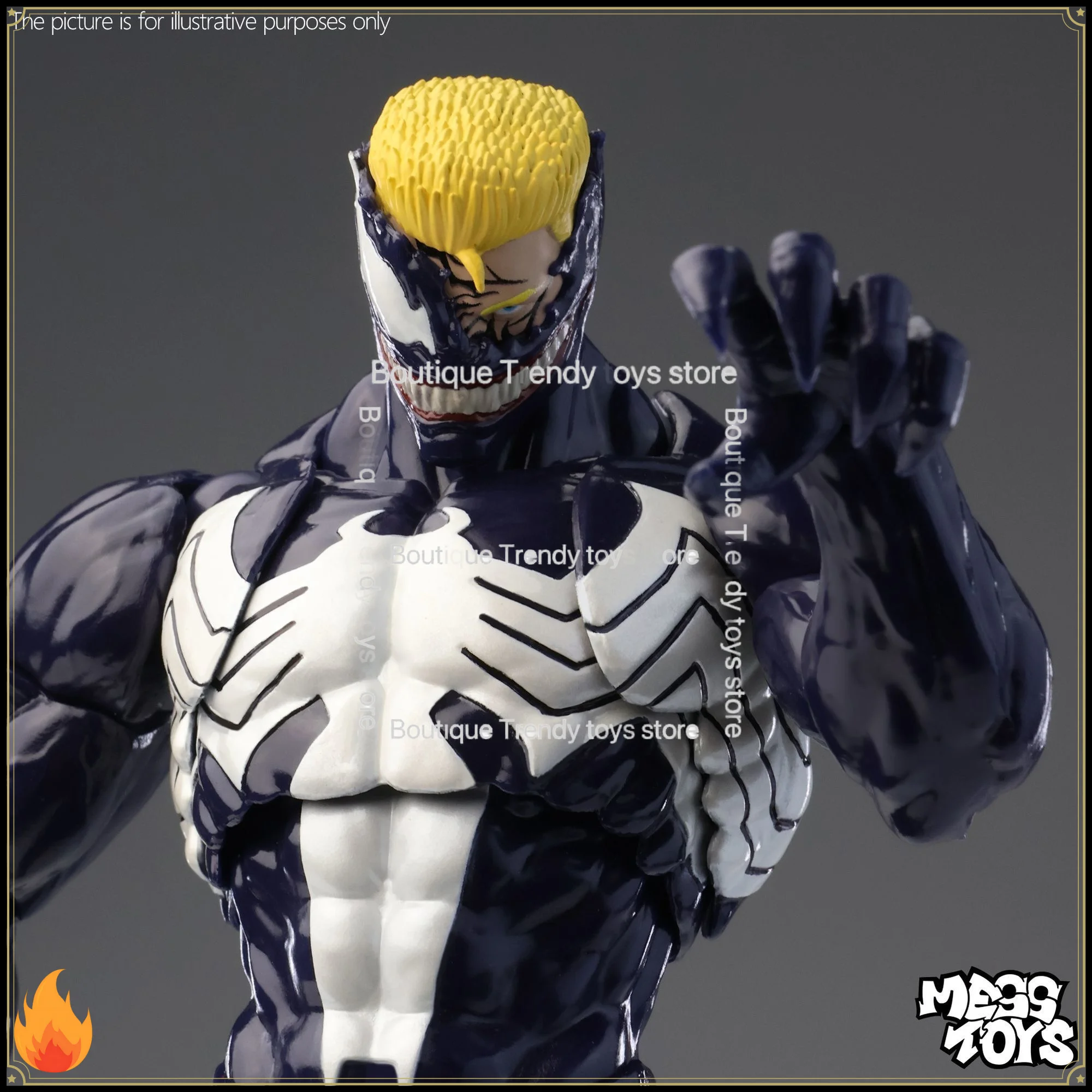 NEW Mess Toys Venom Lethal Neighbor Spider Man Symbiotic Black Suit Messtoys Spiderman Anime Action Figure Model Doll Gifts Toys
NEW Mess Toys Venom Lethal Neighbor Spider Man Symbiotic Black Suit Messtoys Spiderman Anime Action Figure Model Doll Gifts Toys