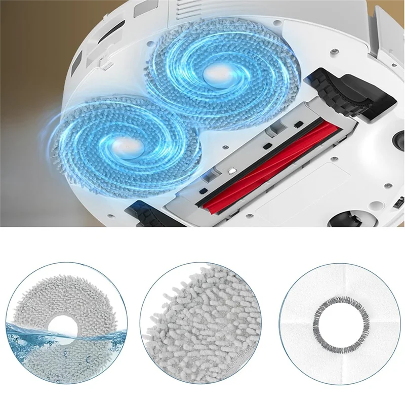 N09R-Набор аксессуаров для обновления пылесосов Roborock QV 35A/QR 798/QR598, основная щетка, боковые щетки, HEPA-фильтры, мешки для пыли, швабра
N09R-Набор аксессуаров для обновления пылесосов Roborock QV 35A/QR 798/QR598, основная щетка, боковые щетки, HEPA-фильтры, мешки для пыли, швабра