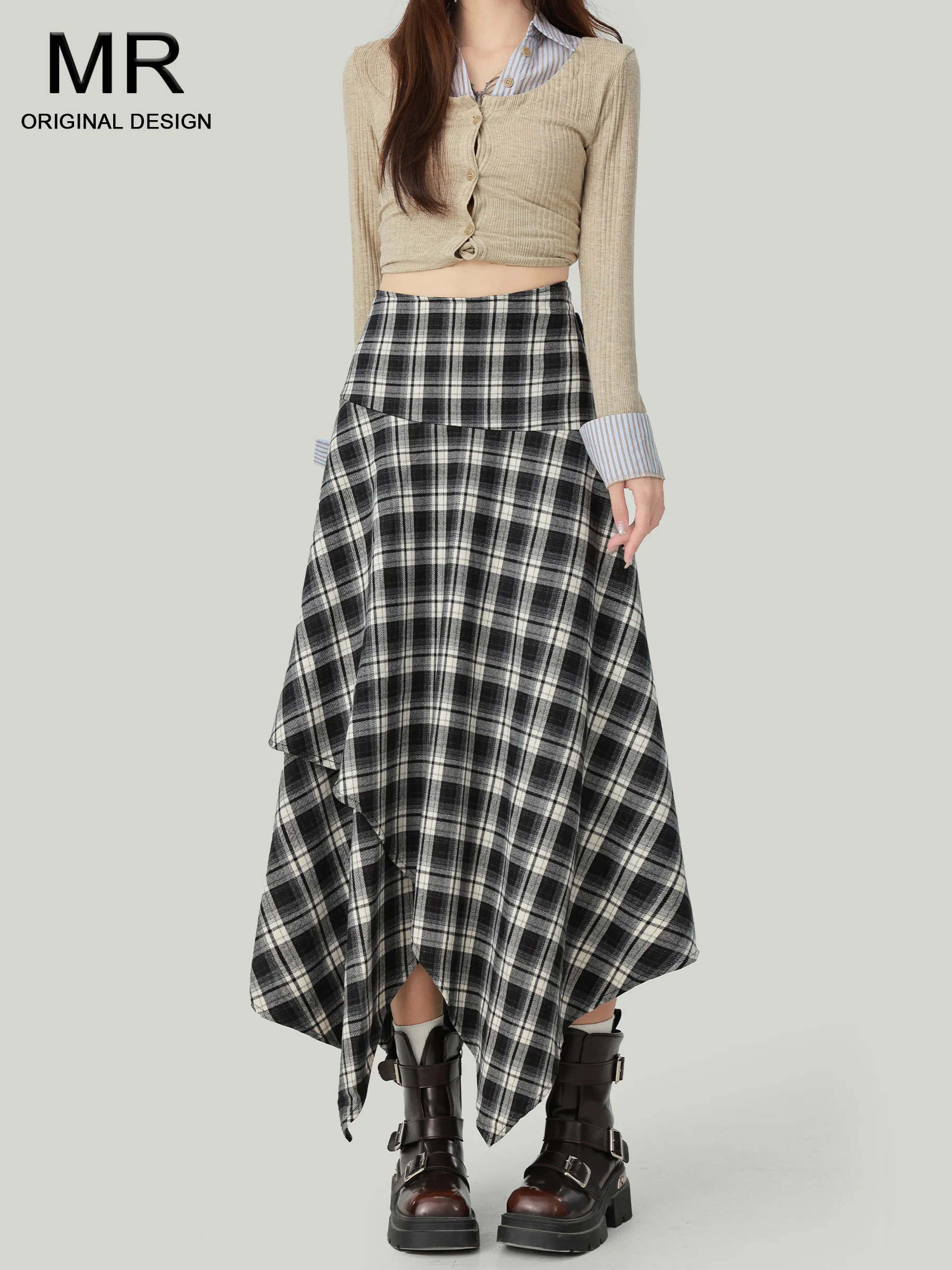 Korean Style High Waist Asymmetrical A-Line Skirt Women's Summer New Loose Design Slimming Long Skirt Casual Style
Korean Style High Waist Asymmetrical A-Line Skirt Women's Summer New Loose Design Slimming Long Skirt Casual Style