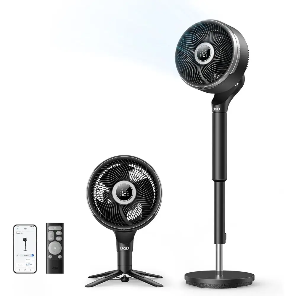 Smart an or Bedroom, standing 150° +100° Omni-Directional Oscillating ans, 120t Circr Quiet an with DC Motor, 12 Speeds, 6 es, 2
Smart an or Bedroom, standing 150° +100° Omni-Directional Oscillating ans, 120t Circr Quiet an with DC Motor, 12 Speeds, 6 es, 2