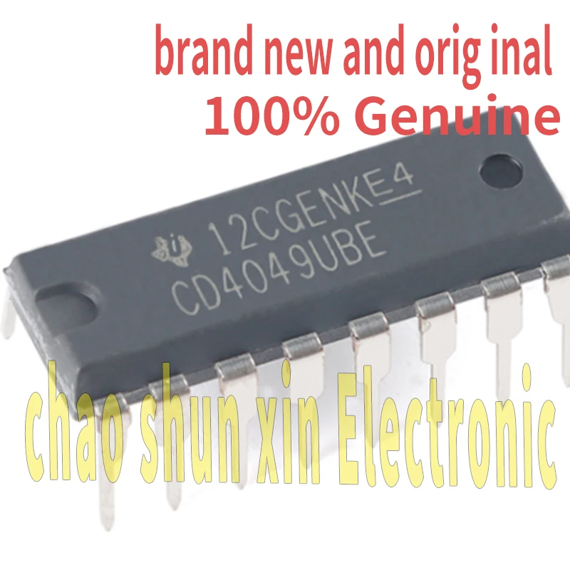 10 Cd4049Ube Brand New Genuine Pdip-16 Direct Plug Six-Way Reverse Buffer/Converter Chip Ic
10 Cd4049Ube Brand New Genuine Pdip-16 Direct Plug Six-Way Reverse Buffer/Converter Chip Ic