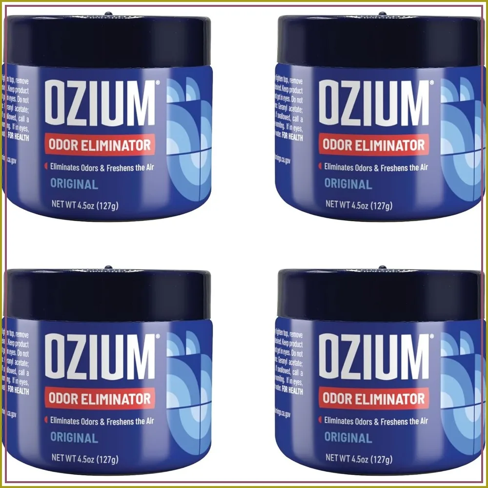 4.5 Oz Odor Eliminating Gel for Homes, Cars, Offices - Original Scent, 4 Pack
4.5 Oz Odor Eliminating Gel for Homes, Cars, Offices - Original Scent, 4 Pack