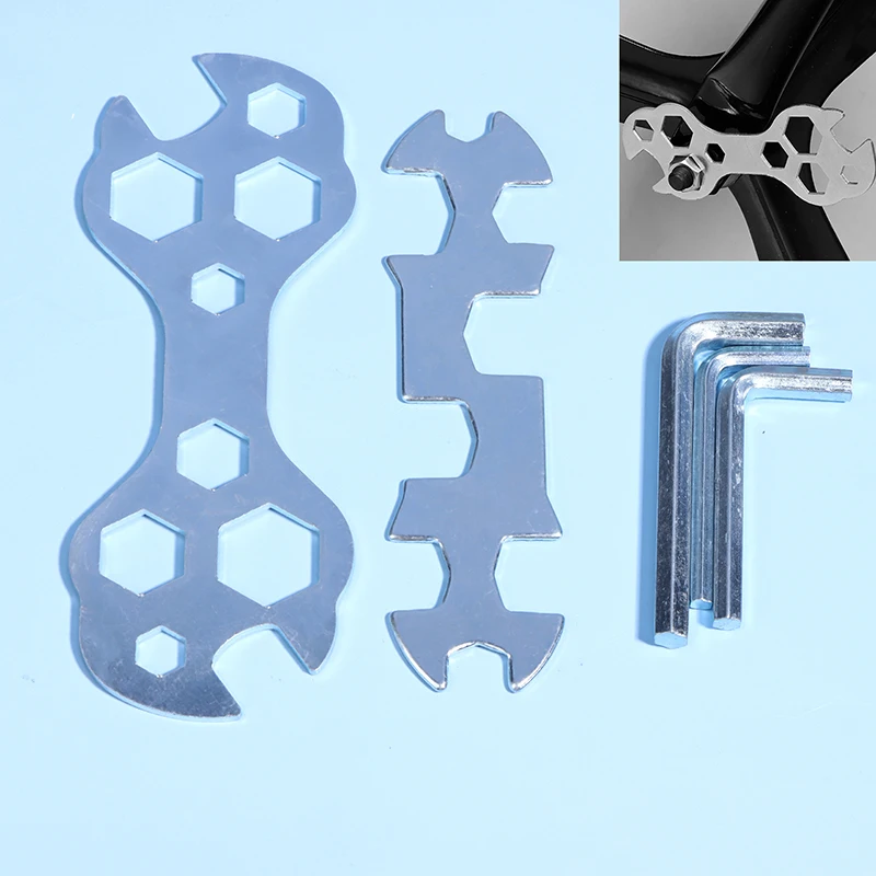 4Pcs/Set Mini Flat Steel Hexagon Wrench Bike Hex Key Spanner Repair Tools Home Hand Tool Kit For Bike Reparing Supplies
4Pcs/Set Mini Flat Steel Hexagon Wrench Bike Hex Key Spanner Repair Tools Home Hand Tool Kit For Bike Reparing Supplies