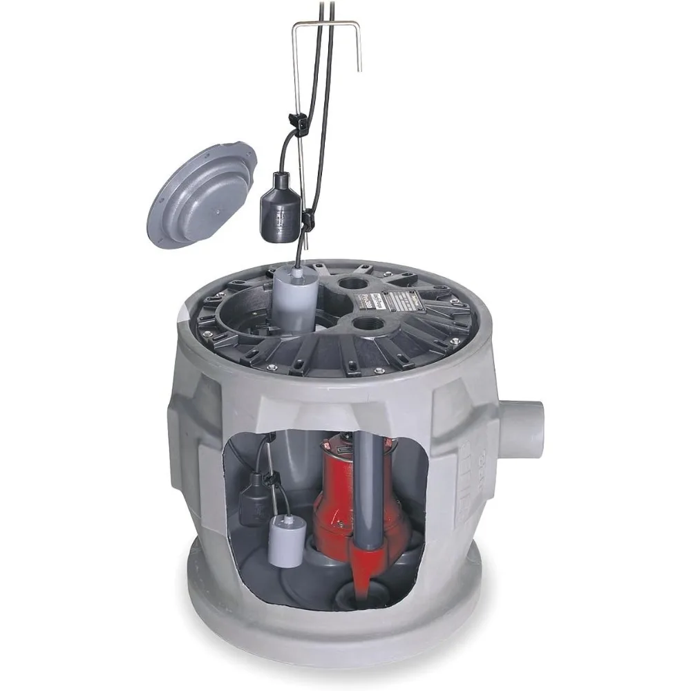 Система канализации Fumiture - Pro380 Series Simplex, 24x24 дюйма, 1/2 л.с., автоматический насос для сточных вод
Система канализации Fumiture - Pro380 Series Simplex, 24x24 дюйма, 1/2 л.с., автоматический насос для сточных вод