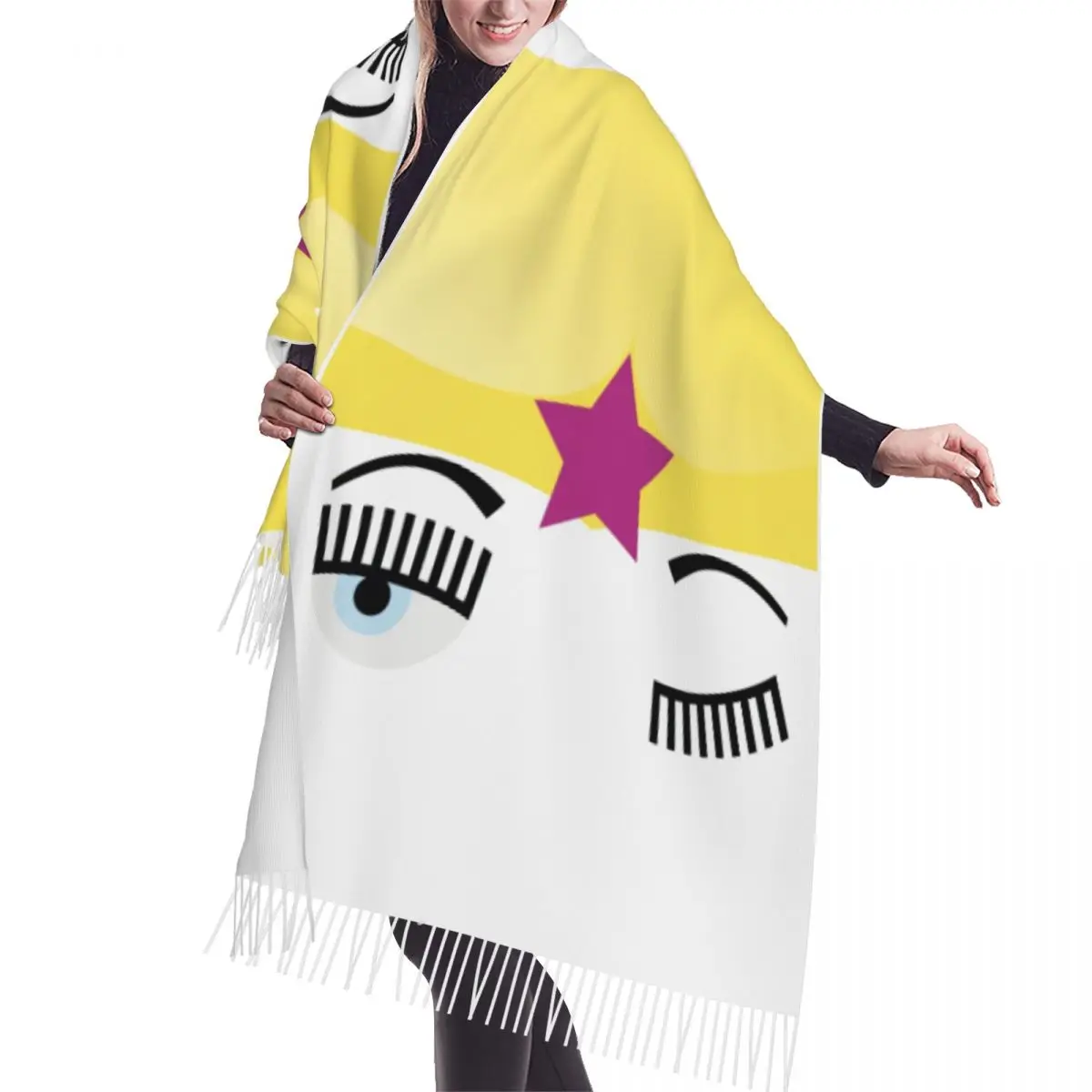 Custom Luxury Ferragnis Chiara Tassel Scarf Women Winter Fall Warm Shawl Wrap Female Scarves
Custom Luxury Ferragnis Chiara Tassel Scarf Women Winter Fall Warm Shawl Wrap Female Scarves