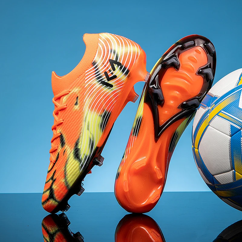 Hot Selling Summer Adult Football Shoes Rebound Anti Slip Shock-absorbing Sports Shoes Outdoor Lightweight Soft Spiked Shoes
Hot Selling Summer Adult Football Shoes Rebound Anti Slip Shock-absorbing Sports Shoes Outdoor Lightweight Soft Spiked Shoes
