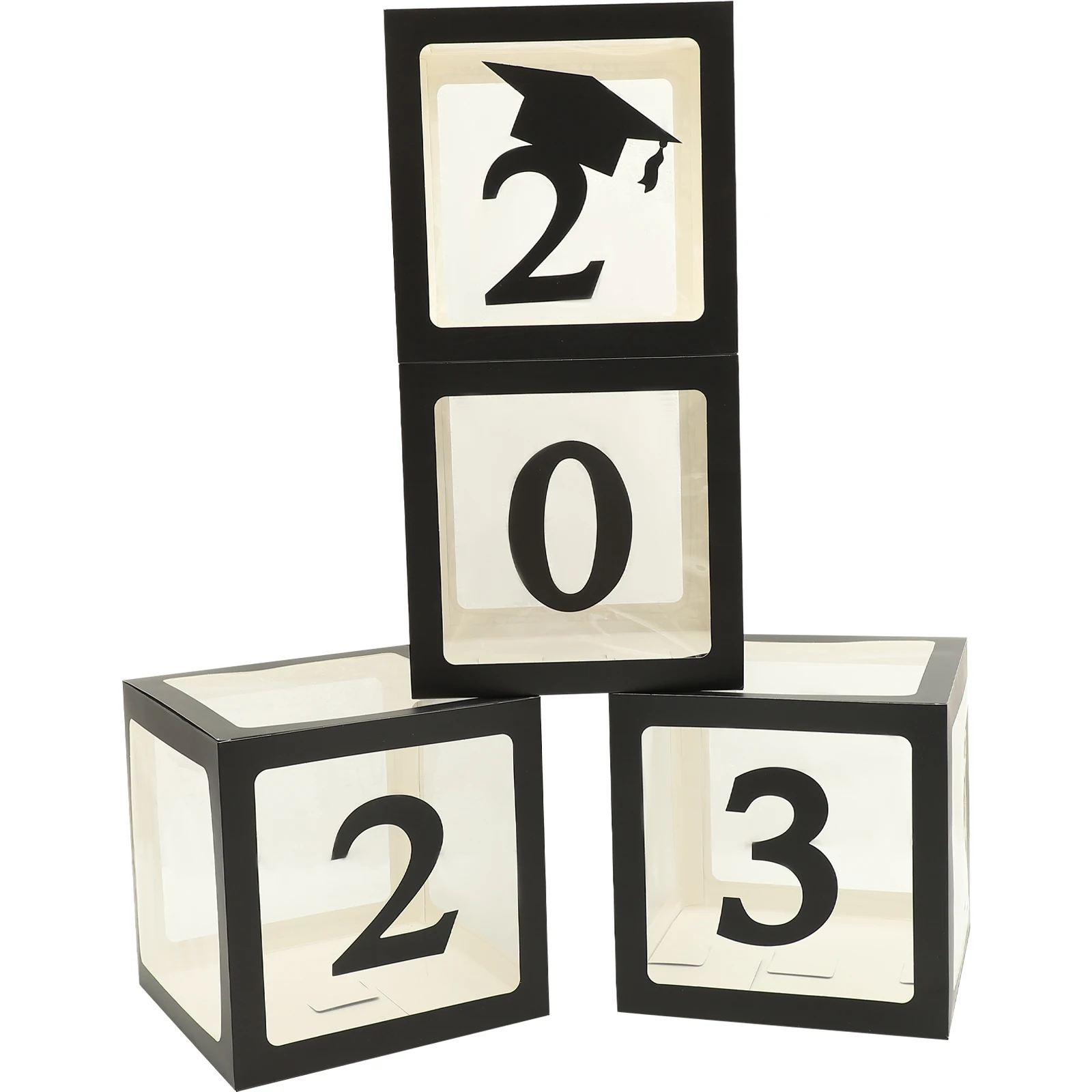4pcs Graduation Decorative Balloon Box Black Edging Party Balloons Ornament Transparent Scene Matching Photos Props Stylish
4pcs Graduation Decorative Balloon Box Black Edging Party Balloons Ornament Transparent Scene Matching Photos Props Stylish
