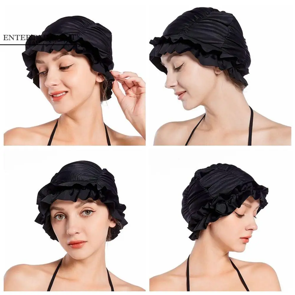 Water Sports Stretch Drape Swimming Hat Protect Ear Free Size Bathing Cap Turban Elastic Sports Swim Caps Women Girls
Water Sports Stretch Drape Swimming Hat Protect Ear Free Size Bathing Cap Turban Elastic Sports Swim Caps Women Girls