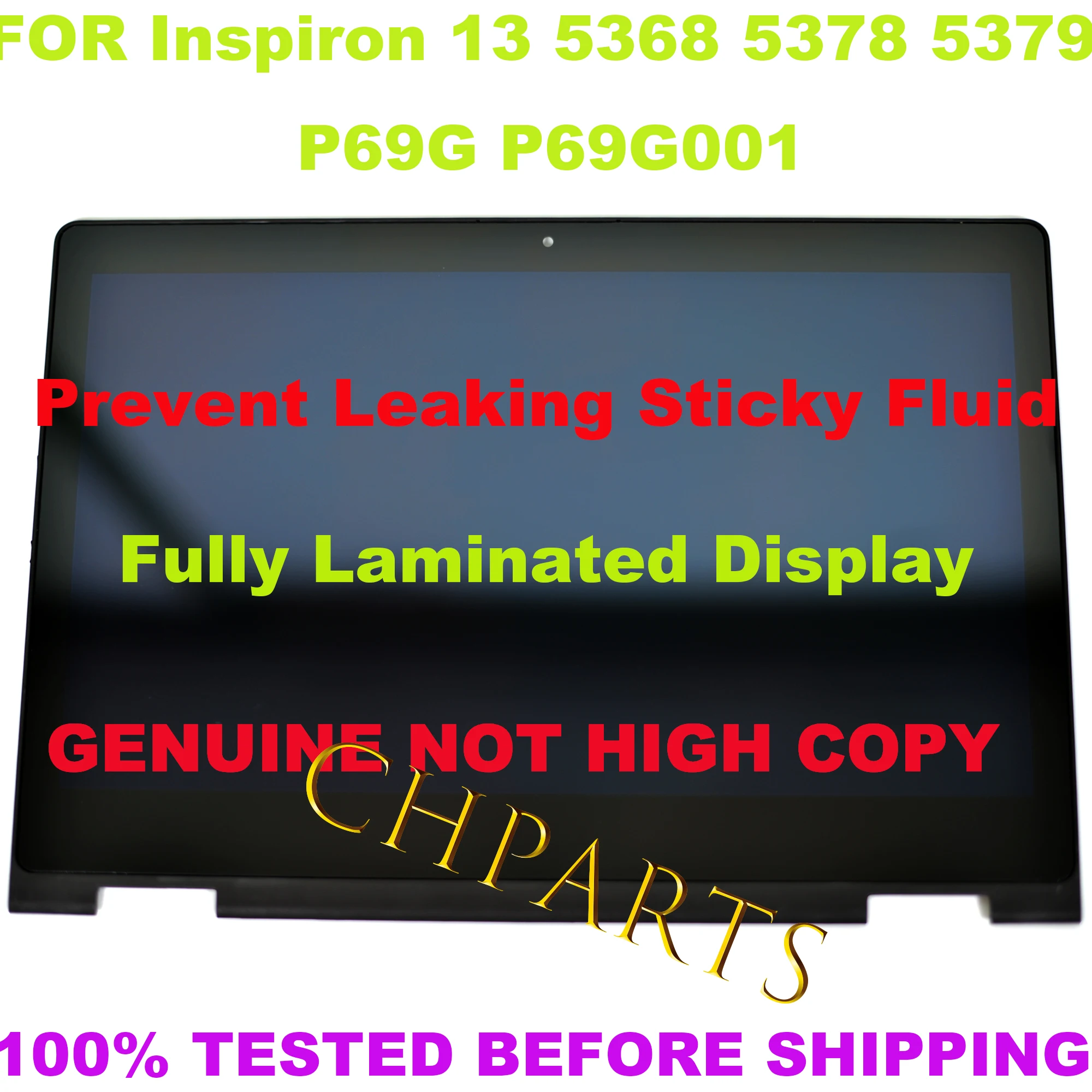 13.3'' LCD Display Panel Touch Screen Replacement Assembly For Dell Inspiron 13 5368 5378 5379 P69G NV133FHM-A11 B133HAB01.0
13.3'' LCD Display Panel Touch Screen Replacement Assembly For Dell Inspiron 13 5368 5378 5379 P69G NV133FHM-A11 B133HAB01.0