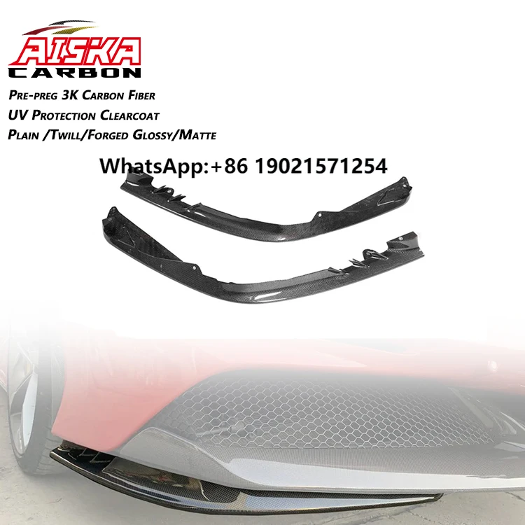 AISKA Real Dry Carbon Fiber Front Bumper Side Splitter for Ferrari SF90 2020-UP
AISKA Real Dry Carbon Fiber Front Bumper Side Splitter for Ferrari SF90 2020-UP