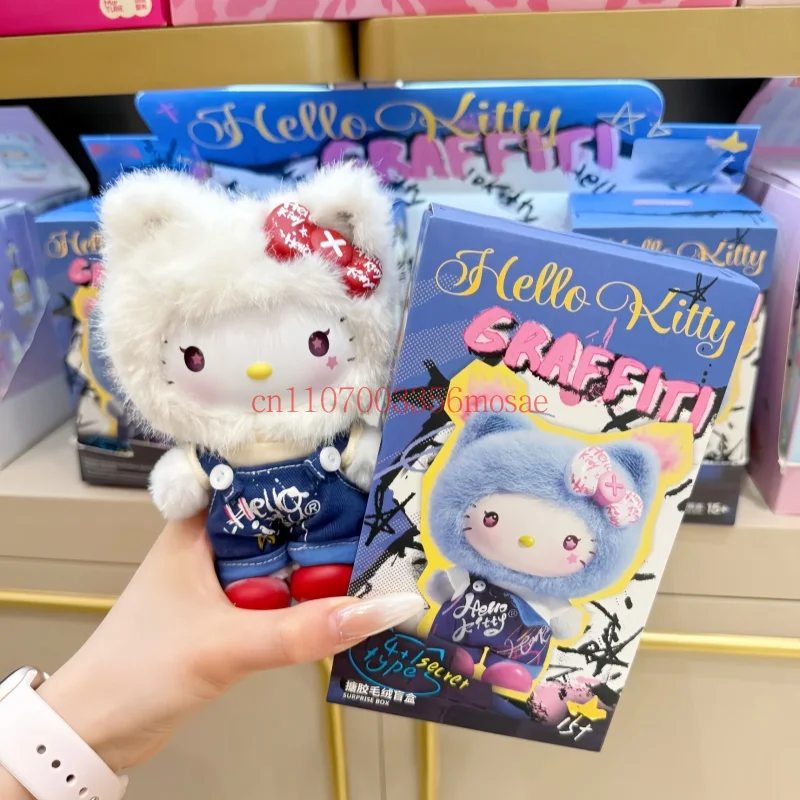 Hot Genuine Kitty Graffiti Series Mystery Blind Box Plush Doll Bag Charm Pendants Ornament Kids Cute Birthday Gifts Customized
Hot Genuine Kitty Graffiti Series Mystery Blind Box Plush Doll Bag Charm Pendants Ornament Kids Cute Birthday Gifts Customized