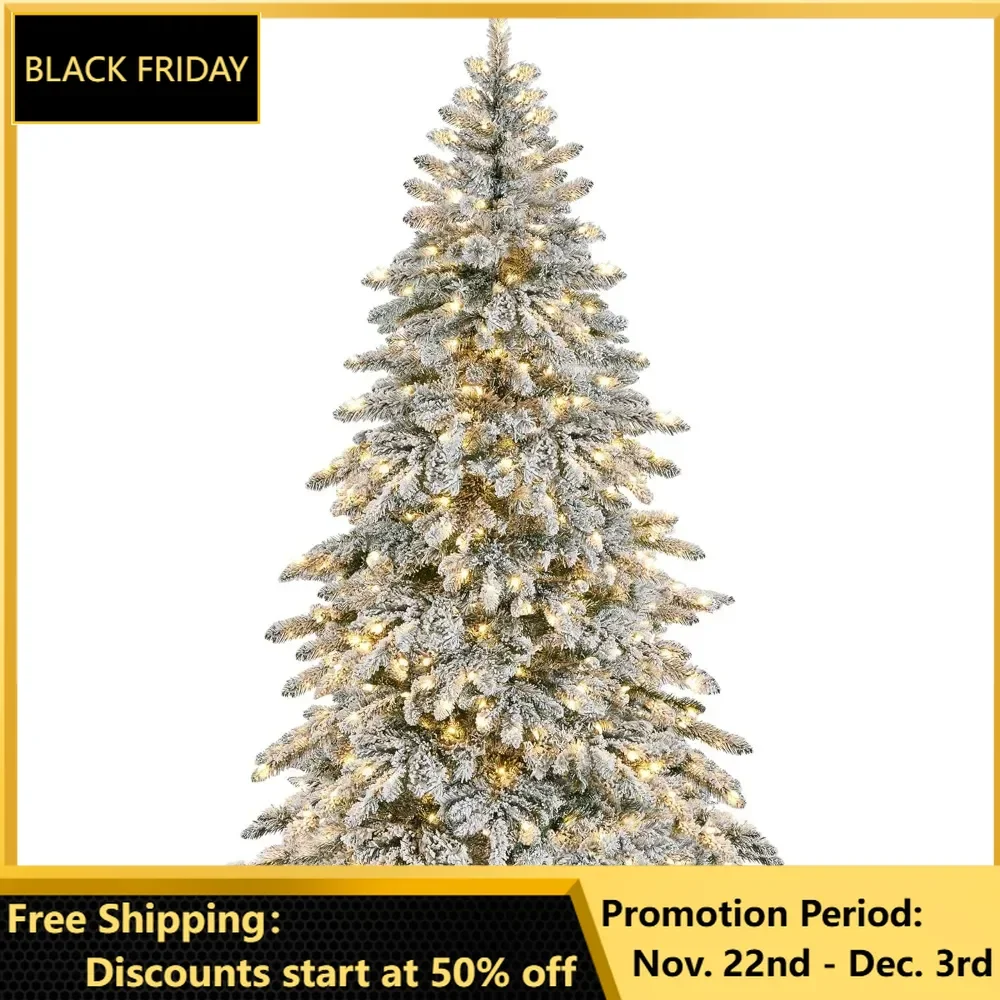 7.5ft Pre-Lit Artificial Christmas Tree, 550 Warm LED Lights 1278 PVC Tips and Foldable Stand & Protective Sheet, Christmas Tree
7.5ft Pre-Lit Artificial Christmas Tree, 550 Warm LED Lights 1278 PVC Tips and Foldable Stand & Protective Sheet, Christmas Tree