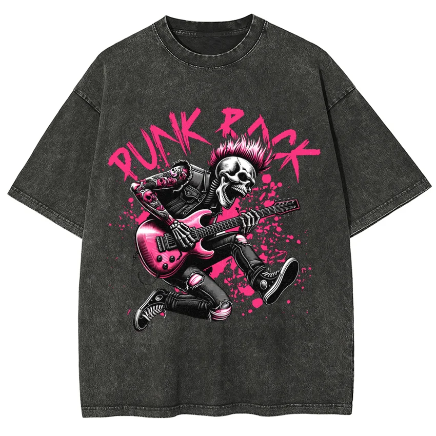Punk Style Skull Print Women's Cotton T-Shirt Loose Wash Unisex Short Sleeve Vintage High Street Fashion Top Tee 2024 Summer
Punk Style Skull Print Women's Cotton T-Shirt Loose Wash Unisex Short Sleeve Vintage High Street Fashion Top Tee 2024 Summer