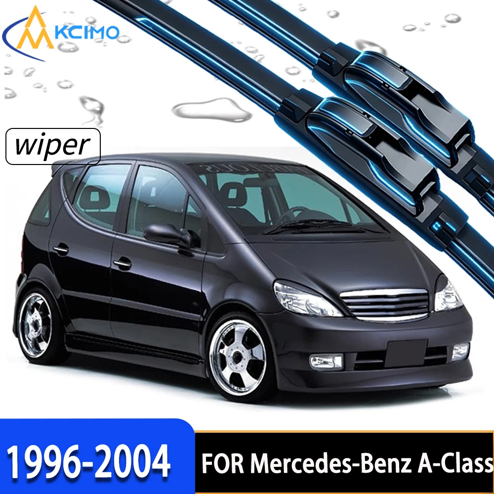 High Performance Front Windscreen Wipers with Durable High-Density Rubber, Custom Fit for Mercedes-Benz A-Class W168 1996-2004.
High Performance Front Windscreen Wipers with Durable High-Density Rubber, Custom Fit for Mercedes-Benz A-Class W168 1996-2004.