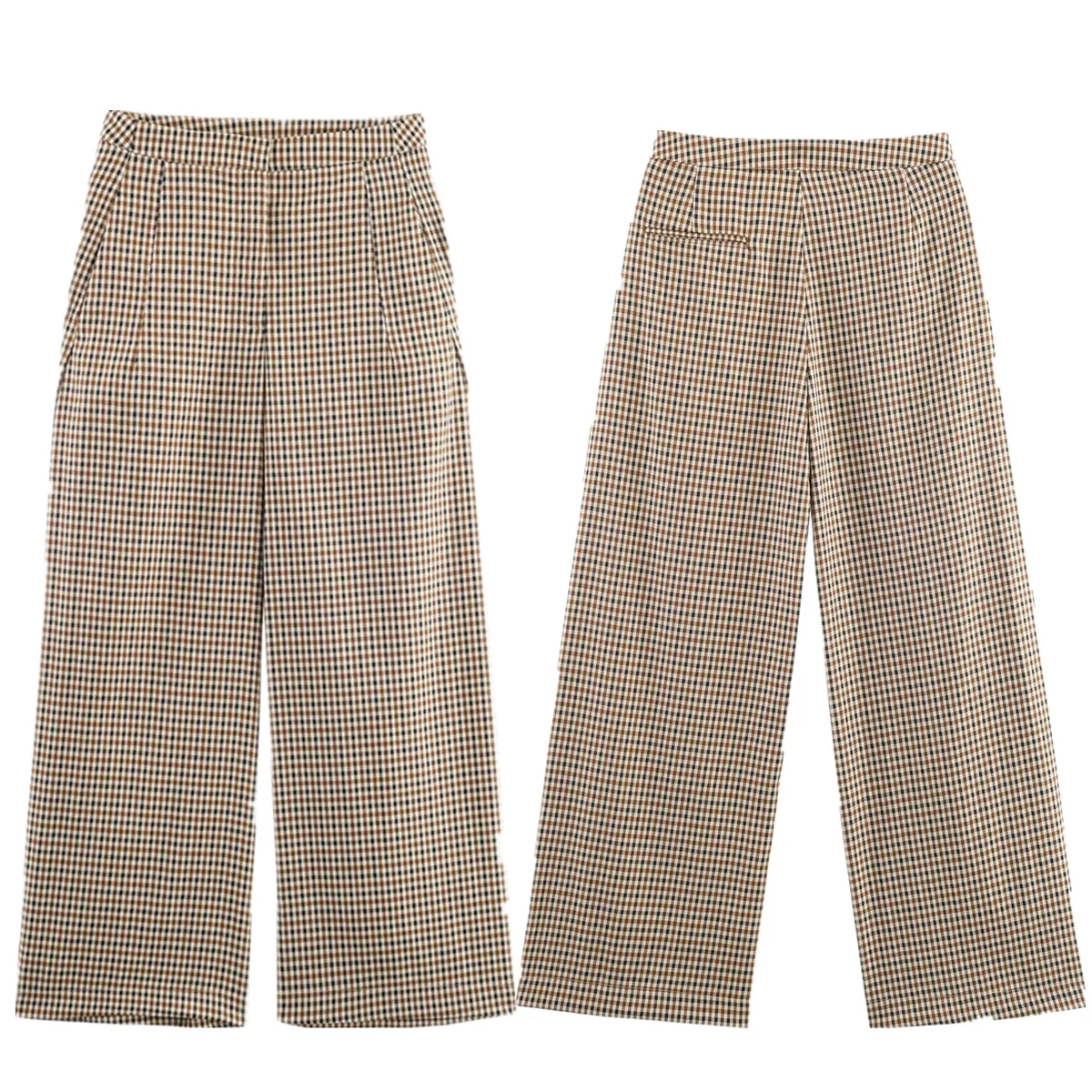 Dave&Di Women's Pants,Woman Clothes,British Vintage Plaid Casual Pants High Waist Loose Trousers Women
Dave&Di Women's Pants,Woman Clothes,British Vintage Plaid Casual Pants High Waist Loose Trousers Women