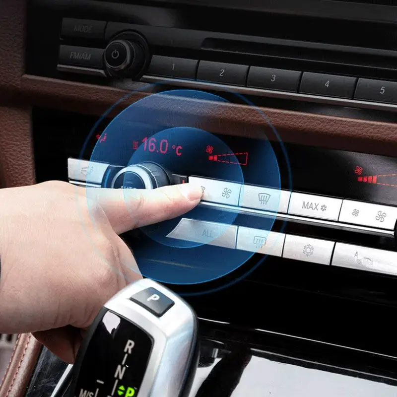 Для BMW 5 6 7 серии F10 F18 F07 F01 F02 F06 F12 F13 Автомобильные аксессуары Кондиционер AC CD Кнопка включения вентилятора Замена крышки Накладка
Для BMW 5 6 7 серии F10 F18 F07 F01 F02 F06 F12 F13 Автомобильные аксессуары Кондиционер AC CD Кнопка включения вентилятора Замена крышки Накладка