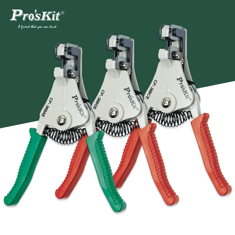 Pro'skit CP - 369AE/BE/CE Automatic Wire Stripping and Crimping Tool Multifunctional Pliers for Precise and Fast Wire Processing
Pro'skit CP - 369AE/BE/CE Automatic Wire Stripping and Crimping Tool Multifunctional Pliers for Precise and Fast Wire Processing