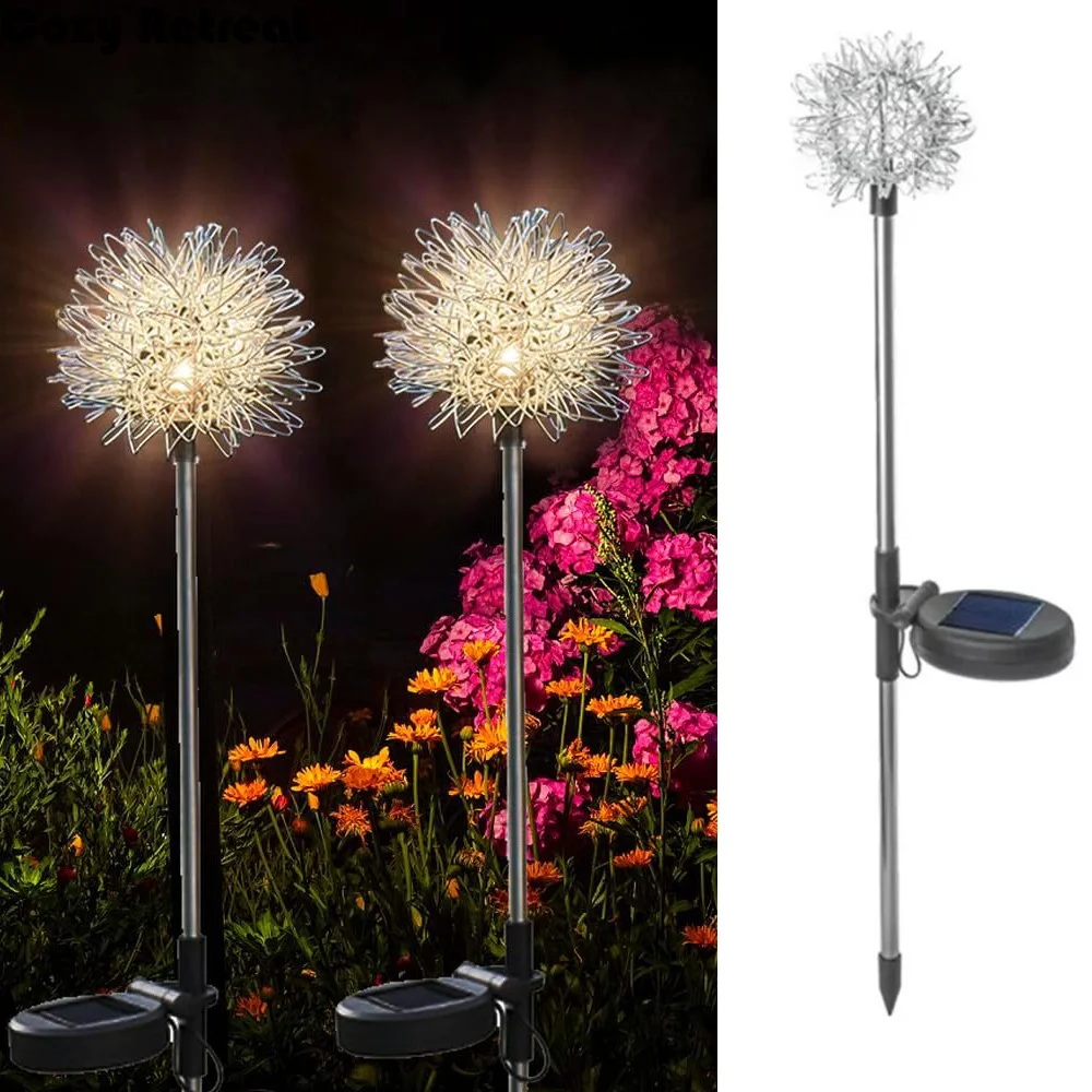 windflower Blowball Solar Lights Aluminum Wire Auto on/off Flower Solar Lawn Lights Decorative Stake Mounted
windflower Blowball Solar Lights Aluminum Wire Auto on/off Flower Solar Lawn Lights Decorative Stake Mounted