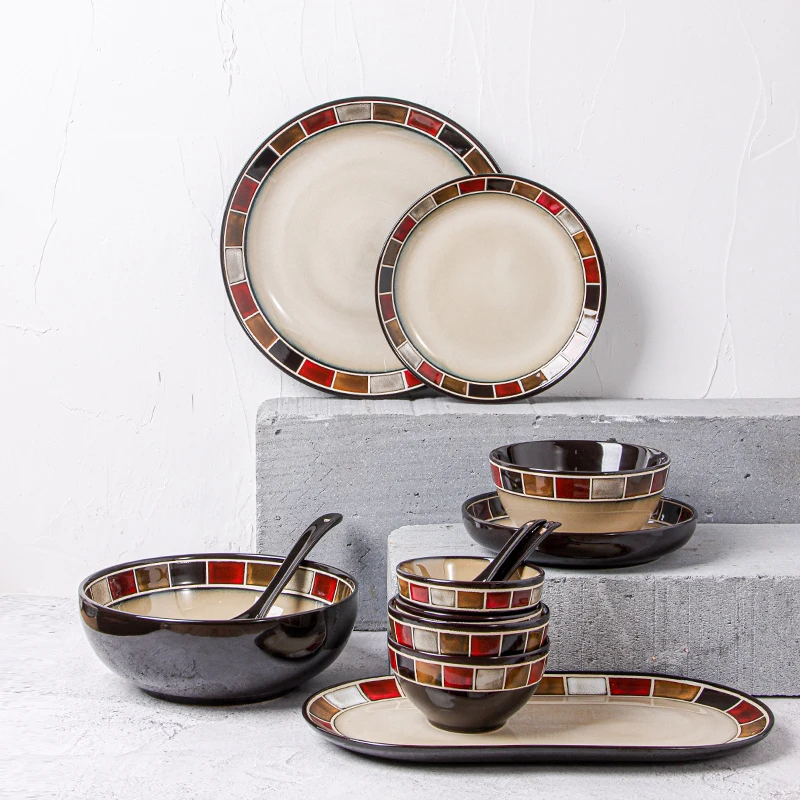Baiyun American Sle Steak Dinner Plate Cerc Pasta Plate Luxury Flat Plate Nordic Sle round ape Adult Use Diware
Baiyun American Sle Steak Dinner Plate Cerc Pasta Plate Luxury Flat Plate Nordic Sle round ape Adult Use Diware