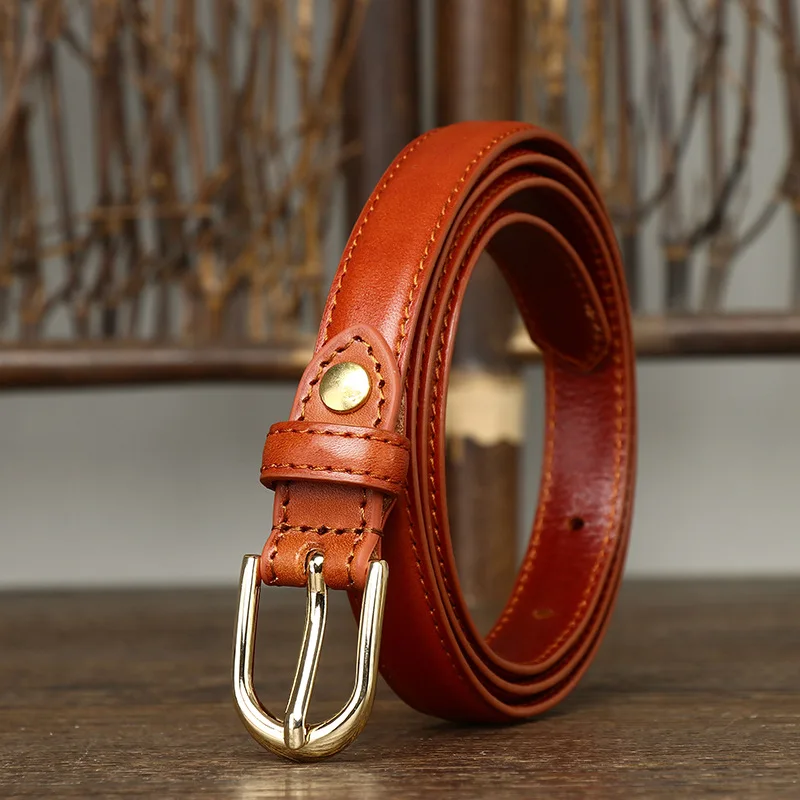 1.8cm Women Genuine Cowhide Belt Simple Versatile Jeans Waistband
1.8cm Women Genuine Cowhide Belt Simple Versatile Jeans Waistband
