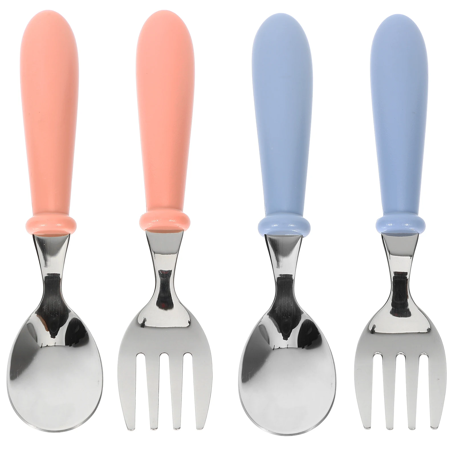 4 Pcs Children Spoon Fork Set 304 Stainless Steel Toddler Cutlery Baby Feeding Utensils Lightweight Durable Heat
4 Pcs Children Spoon Fork Set 304 Stainless Steel Toddler Cutlery Baby Feeding Utensils Lightweight Durable Heat