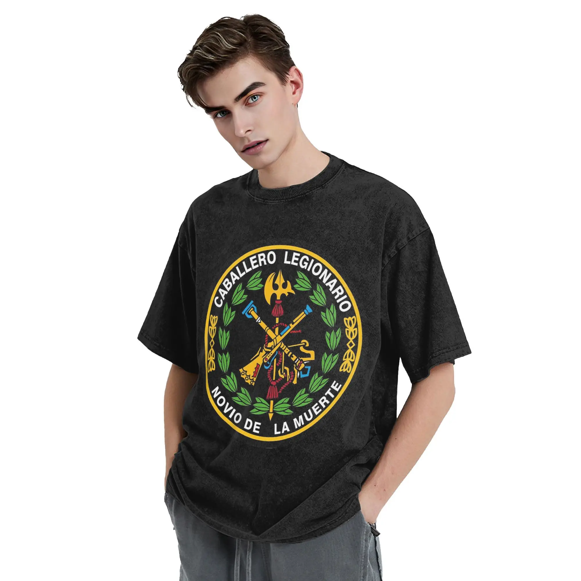 Spanish Legion Spanish Army Kpop Rock T-Shirt for Men Cotton T Shirts Men's Tees Short Round Neck Summer Clothes Tops S-2XL
Spanish Legion Spanish Army Kpop Rock T-Shirt for Men Cotton T Shirts Men's Tees Short Round Neck Summer Clothes Tops S-2XL