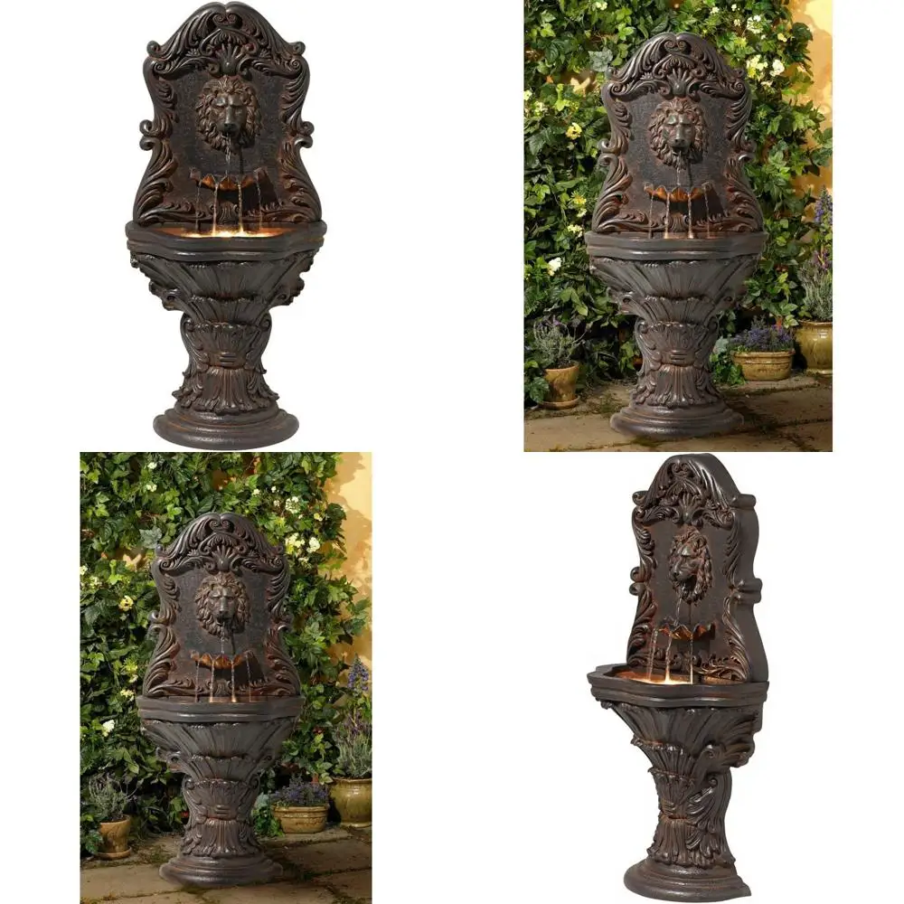 Large Acanthus 50" High Faux Stone Floor Fountain with LED Light and Waterfall Feature for Indoor and Outdoor Use
Large Acanthus 50" High Faux Stone Floor Fountain with LED Light and Waterfall Feature for Indoor and Outdoor Use