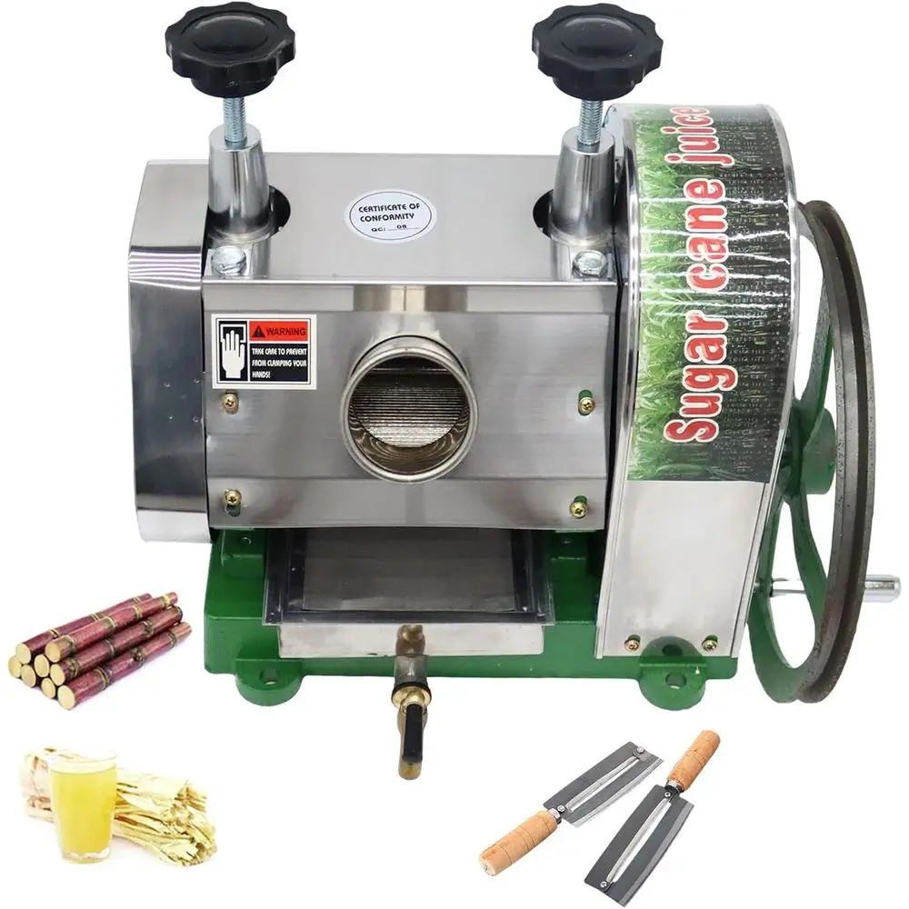 Manual Sugar Cane Juicer Commercial Sugarcane PrExtractor Crusher Squeezer StainlSteel Sugar Cane Prwith Peeling Knives
Manual Sugar Cane Juicer Commercial Sugarcane PrExtractor Crusher Squeezer StainlSteel Sugar Cane Prwith Peeling Knives