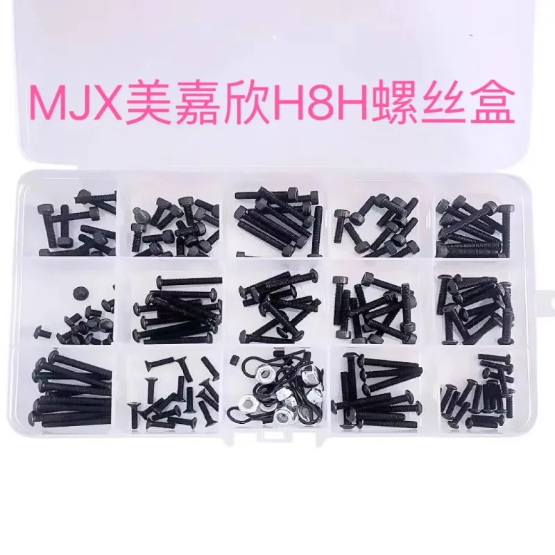 Rc Car Screw Box Round Head Cup R-button Nut Grub Screw Easy-to-wear Car Repair Parts Tool Box for MJX H8H 1/8 Rock Crawler
Rc Car Screw Box Round Head Cup R-button Nut Grub Screw Easy-to-wear Car Repair Parts Tool Box for MJX H8H 1/8 Rock Crawler
