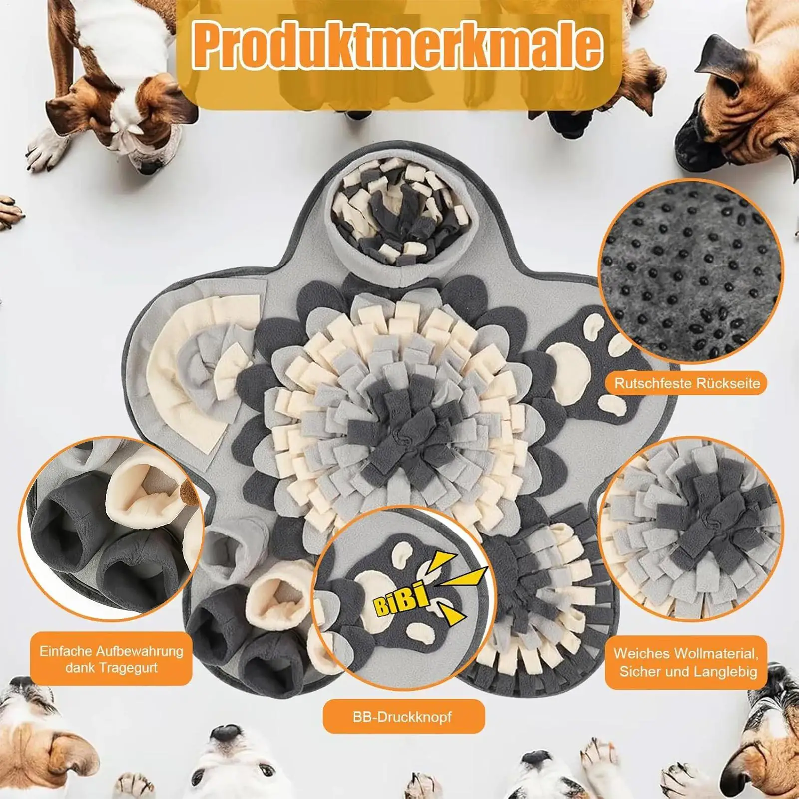 Коврик для нюхания для собак, еда для щенков, игрушки, интерактивный коврик для корма для собак для домашних животных, родителей, любителей животных, занятых профессионалов, кроссовки
Коврик для нюхания для собак, еда для щенков, игрушки, интерактивный коврик для корма для собак для домашних животных, родителей, любителей животных, занятых профессионалов, кроссовки